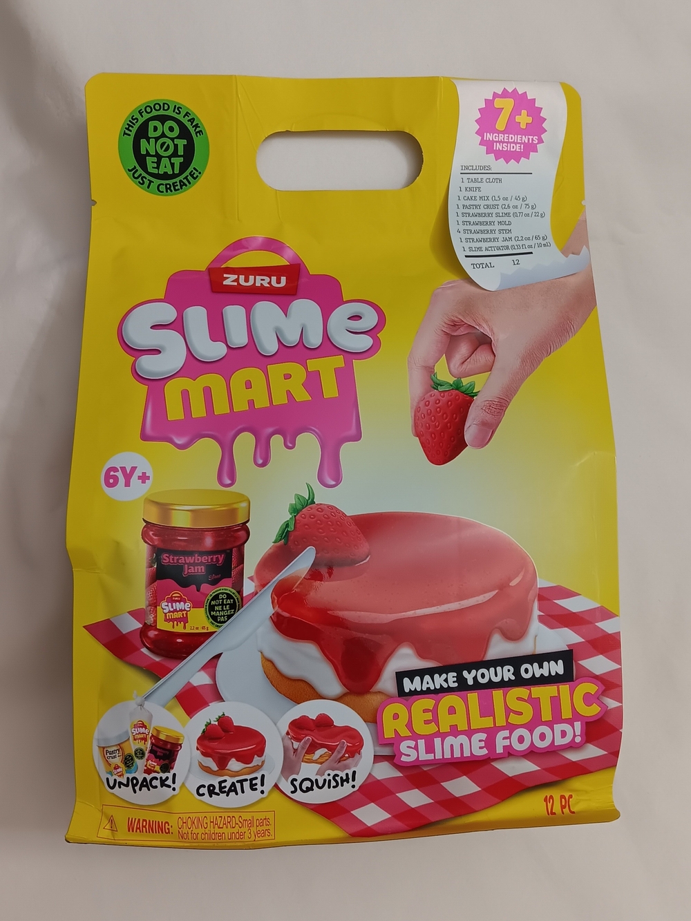 Zuru Slime Mart Make Your Own Realistic Slime Food Pretend Strawberry Cheesecake